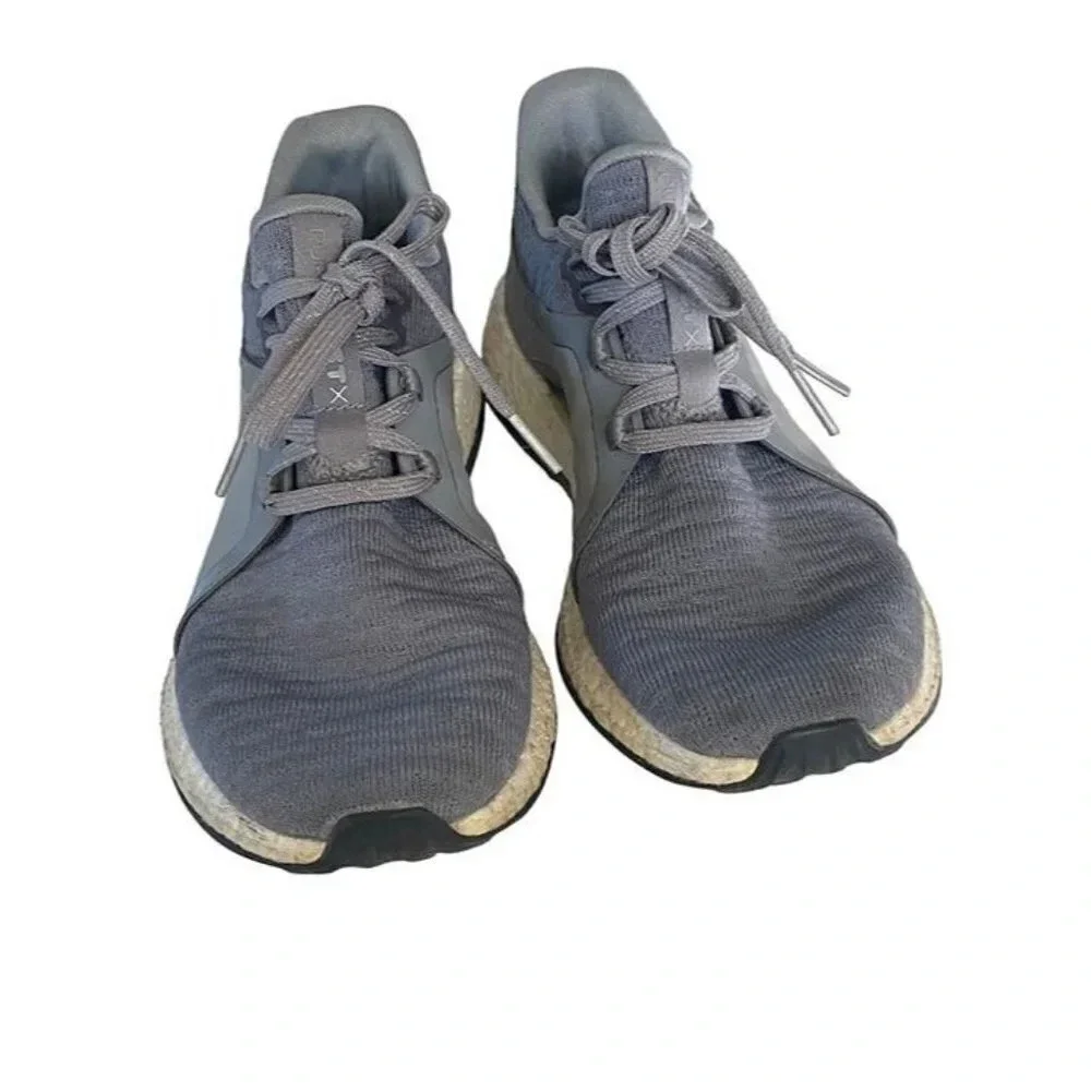 Adidas Pure Boost Womens Size 6.5 mixed knit and Grey Colorway Athletic Running